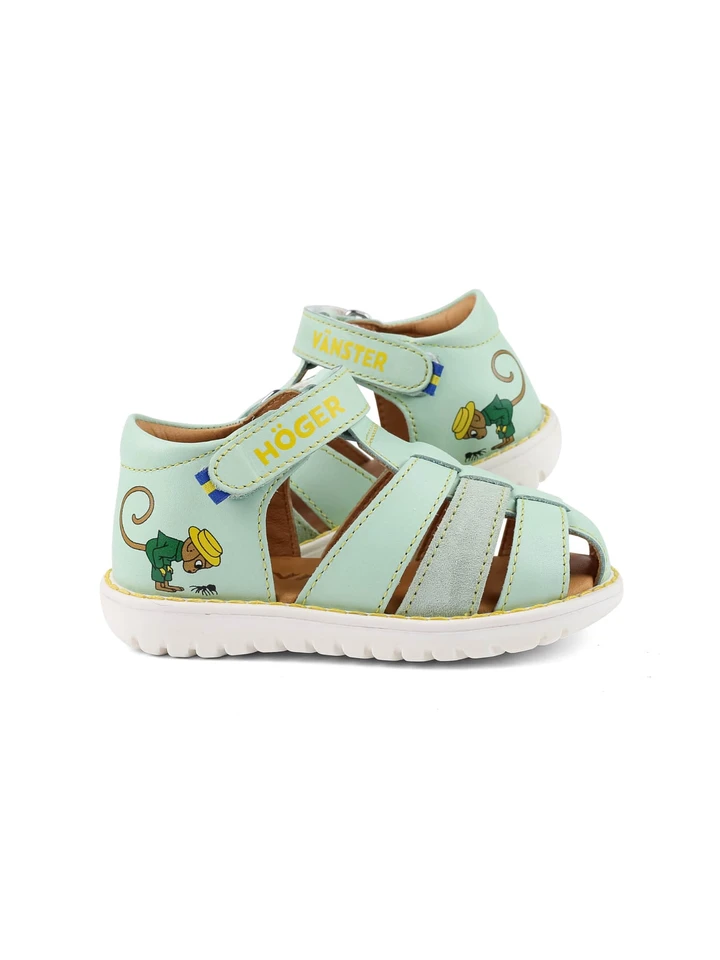 Sandaler Pippi Långstrump - Mintgrön
