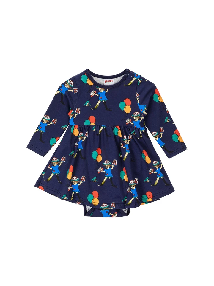 Bodysuit Pippi Longstocking - Blue