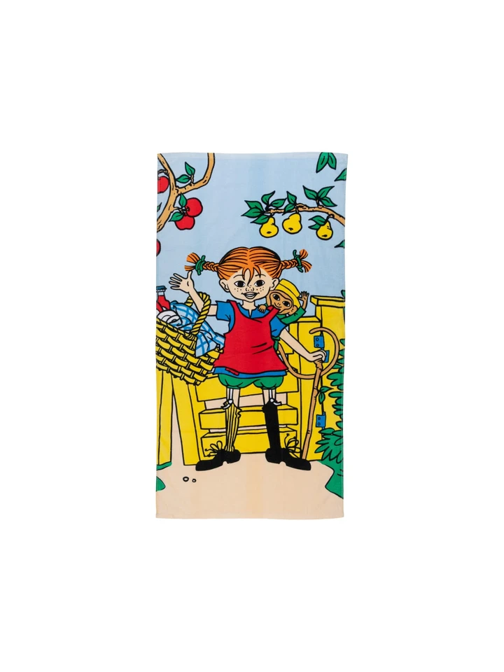Towel Pippi Longstocking Picnic - 140 x 70 cm