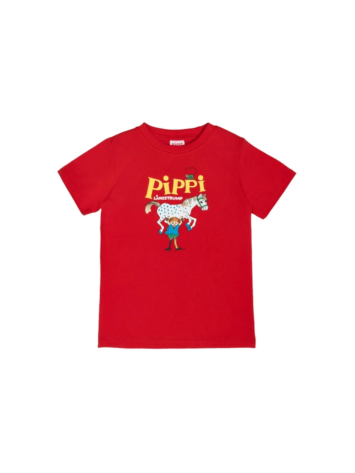 T-Shirt Pippi Langstrumpf – Rot
