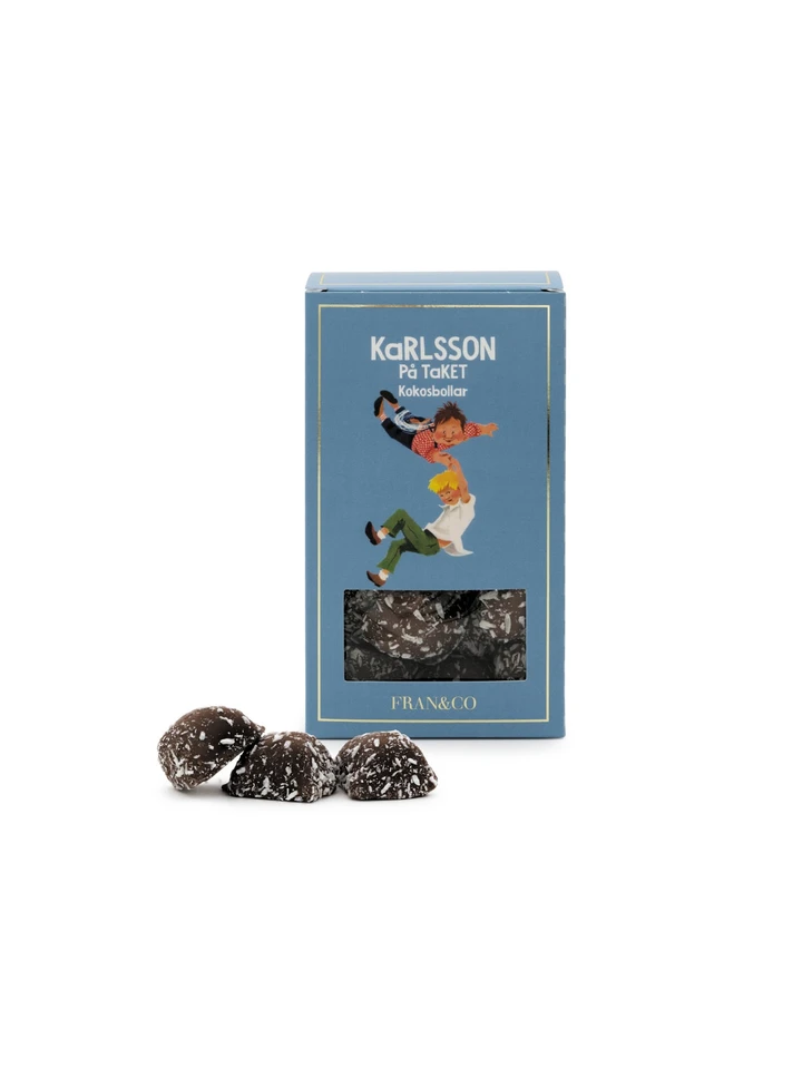 Karlsson på taket - Små chokladbollar med kokos