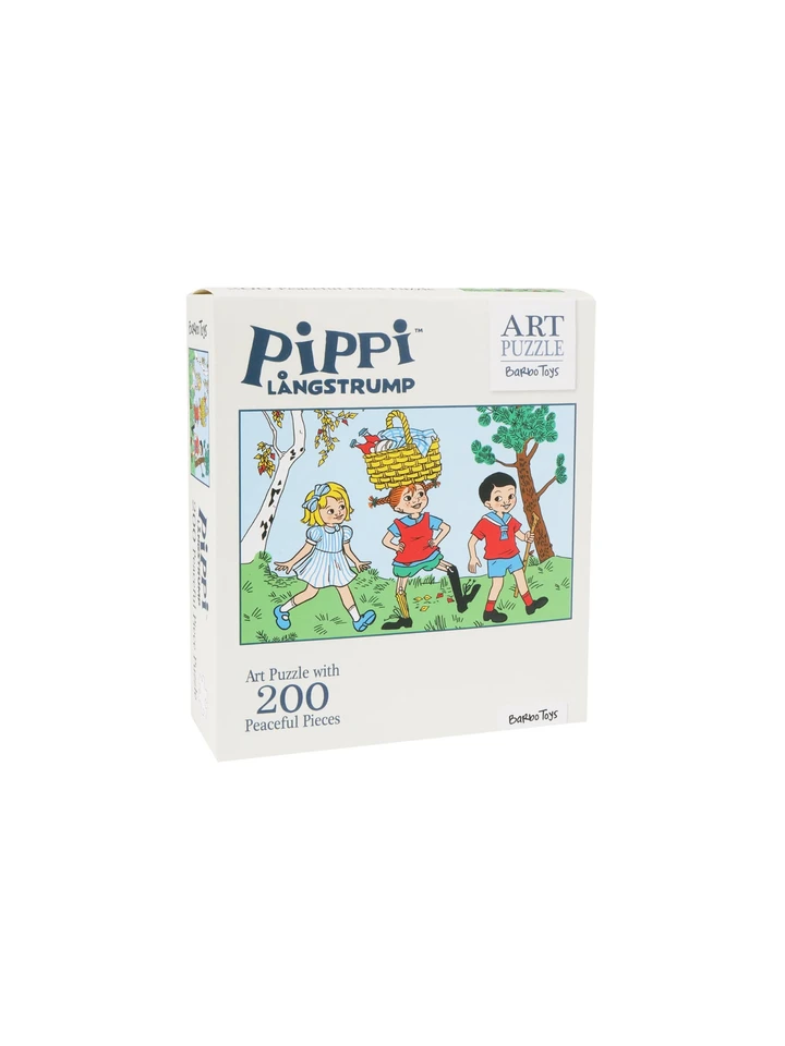 Puzzle Pippi Longstocking, Tommy & Annika - 200 pieces