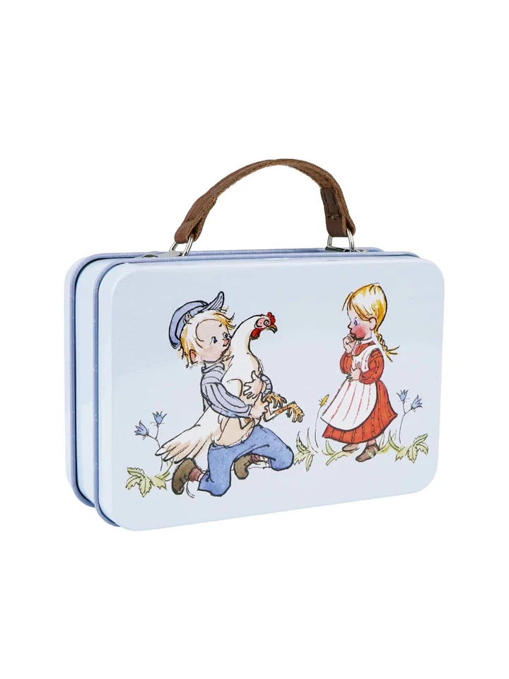 Small tin box Emil & Ida in Lönneberga - Blue