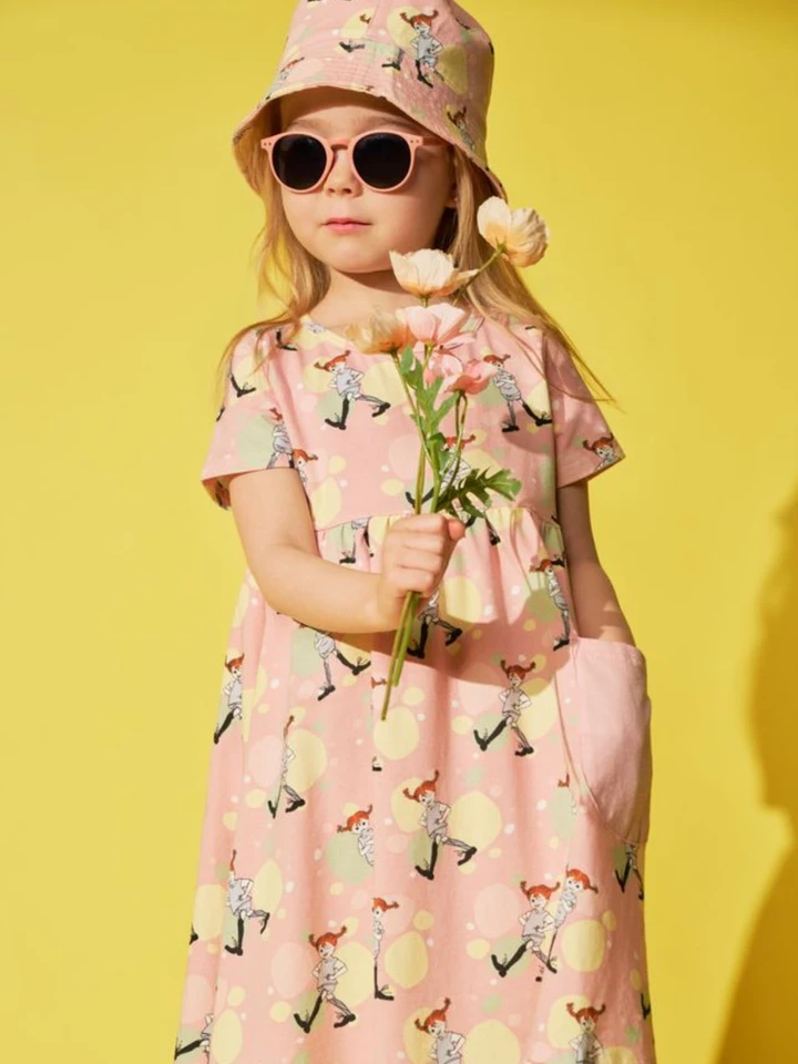 Dress Pippi Longstocking Funny - Pink