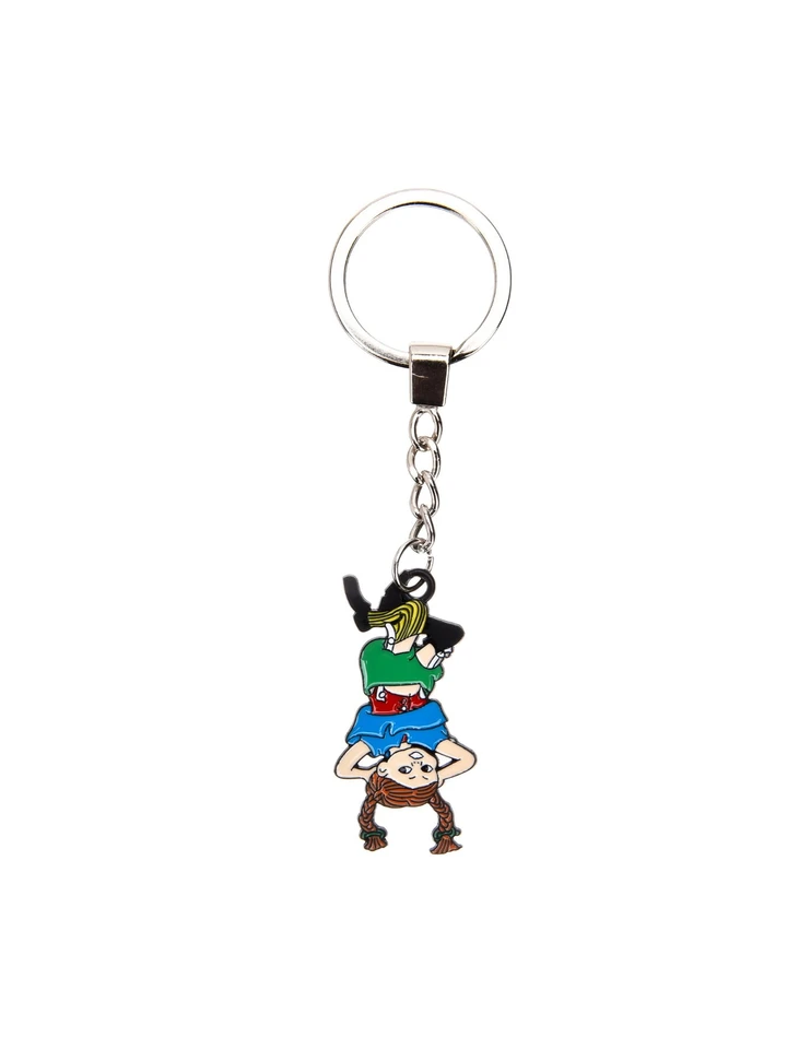 Keychain Pippi Longstocking Upside down