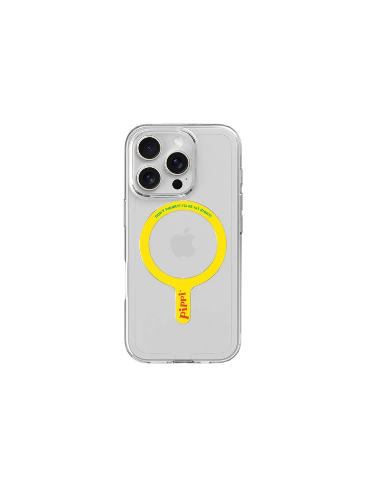 Transparente Handyhülle & MagSafe-Ring Pippi Langstrumpf – I'll be alright