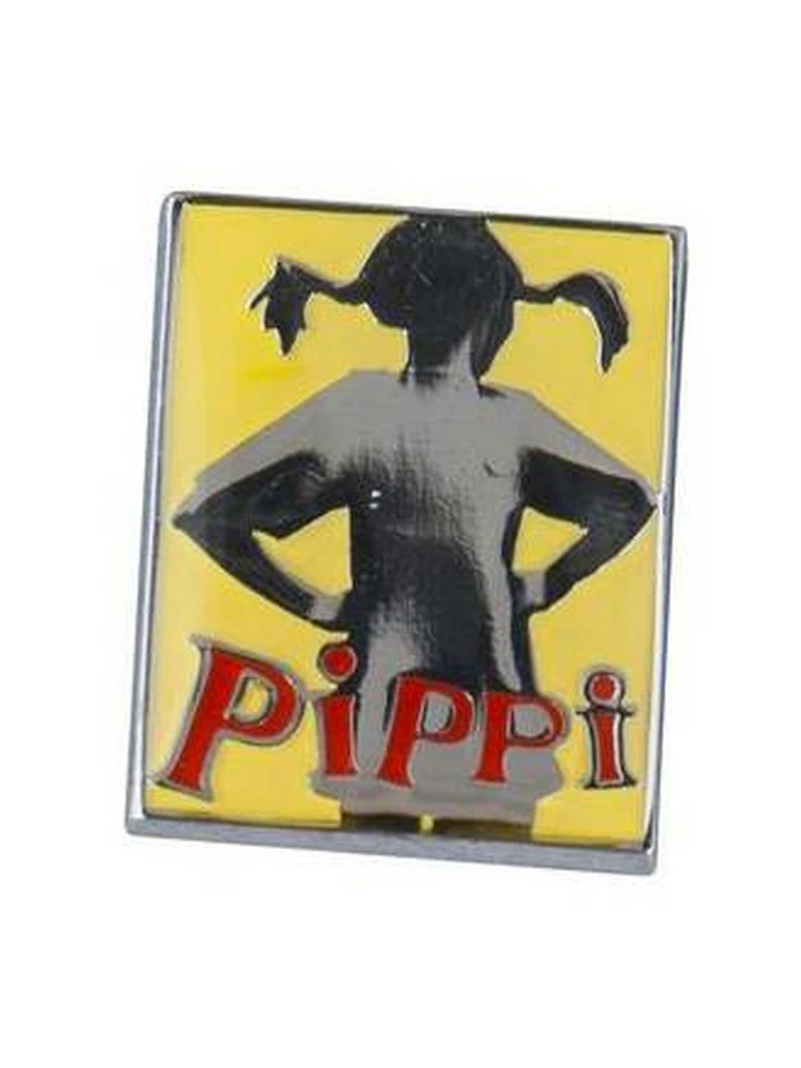 Pin Pippi Långstrump - Gul