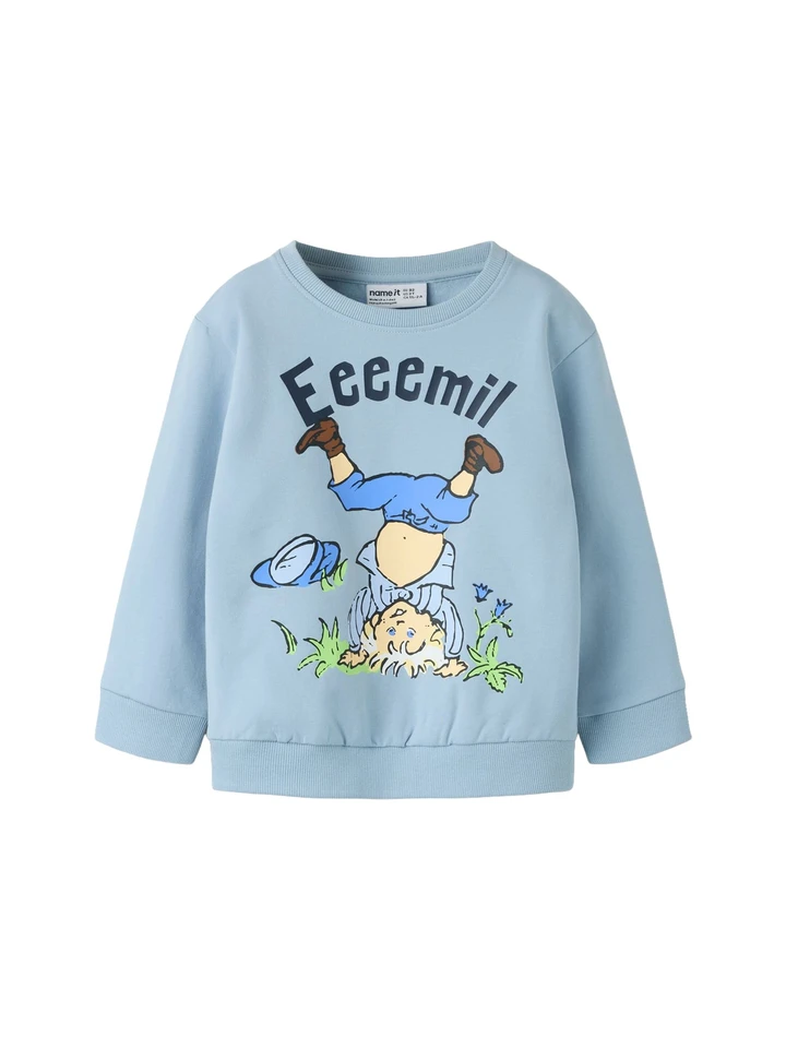 Sweatshirt Michel aus Lönneberga – Hellblau