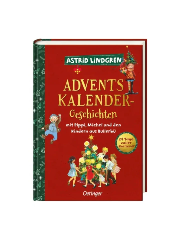 Adventskalender-Geschichten mit Pippi, Michel und den Kindern aus Bullerbü (German)