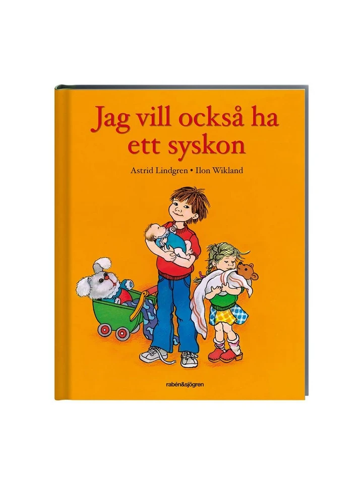 Buch Ich möchte auch ein Geschwisterchen (Schwedisch)