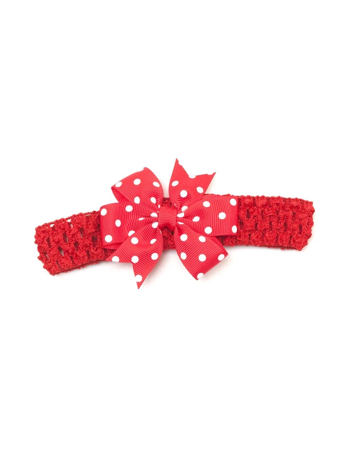 Hairband Lotta on Troublemaker Street Red/White
