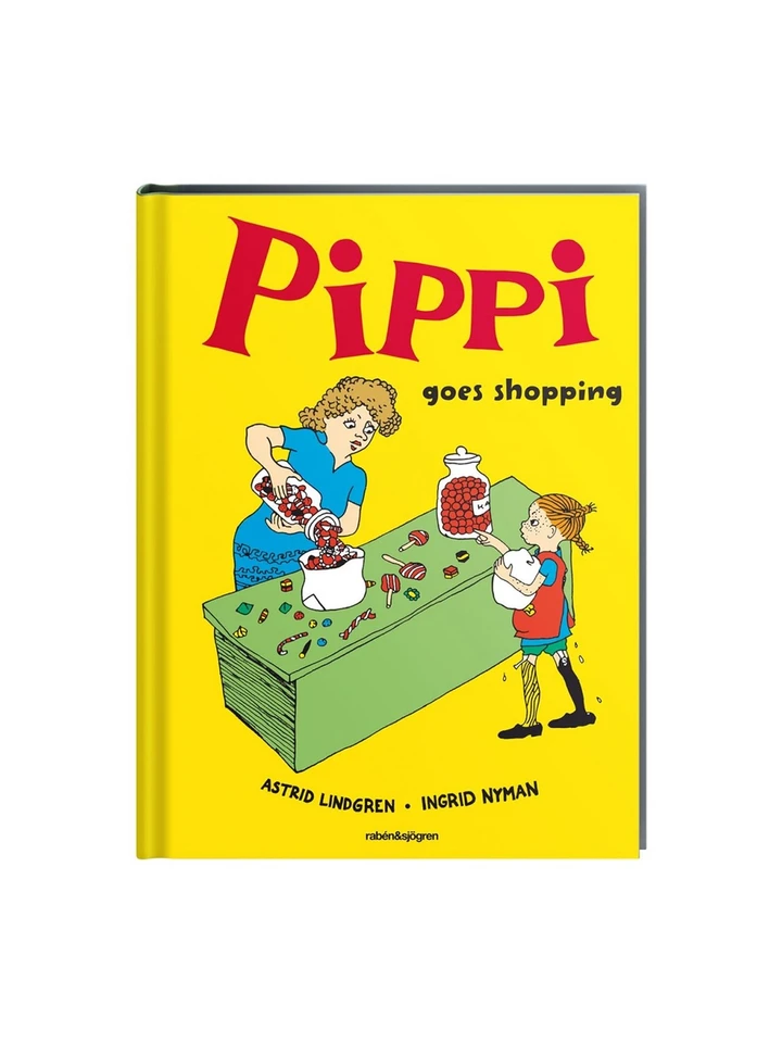 Picture book Pippi Goes Shopping (English)