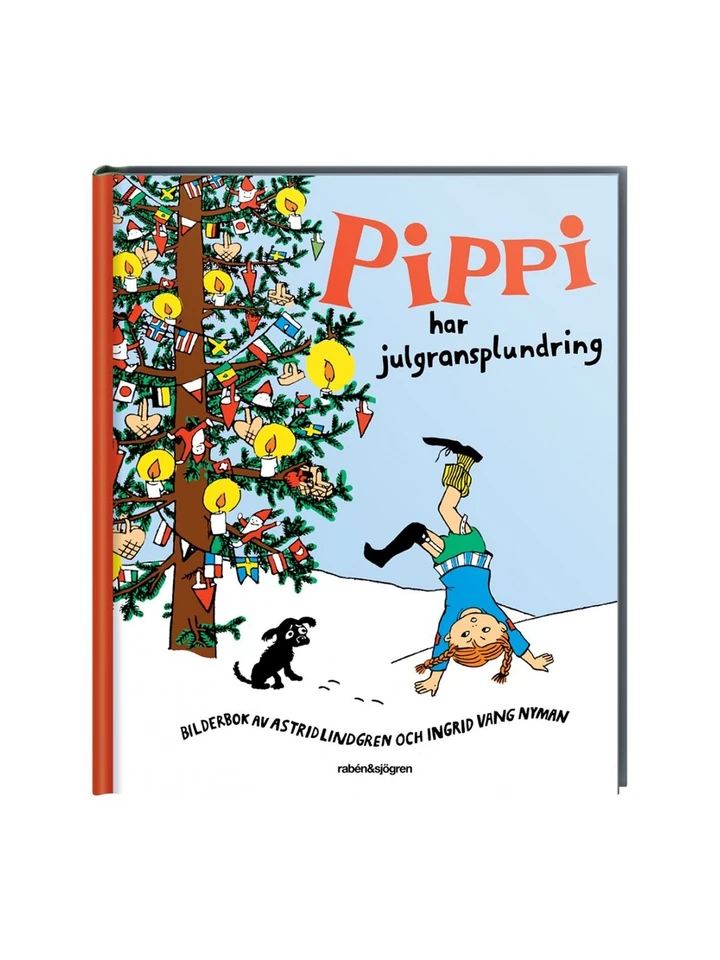 Picture book Pippi undresses Christmas tree