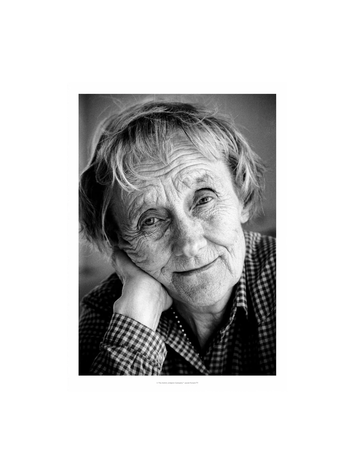 Poster Astrid Lindgren - 21x30 cm