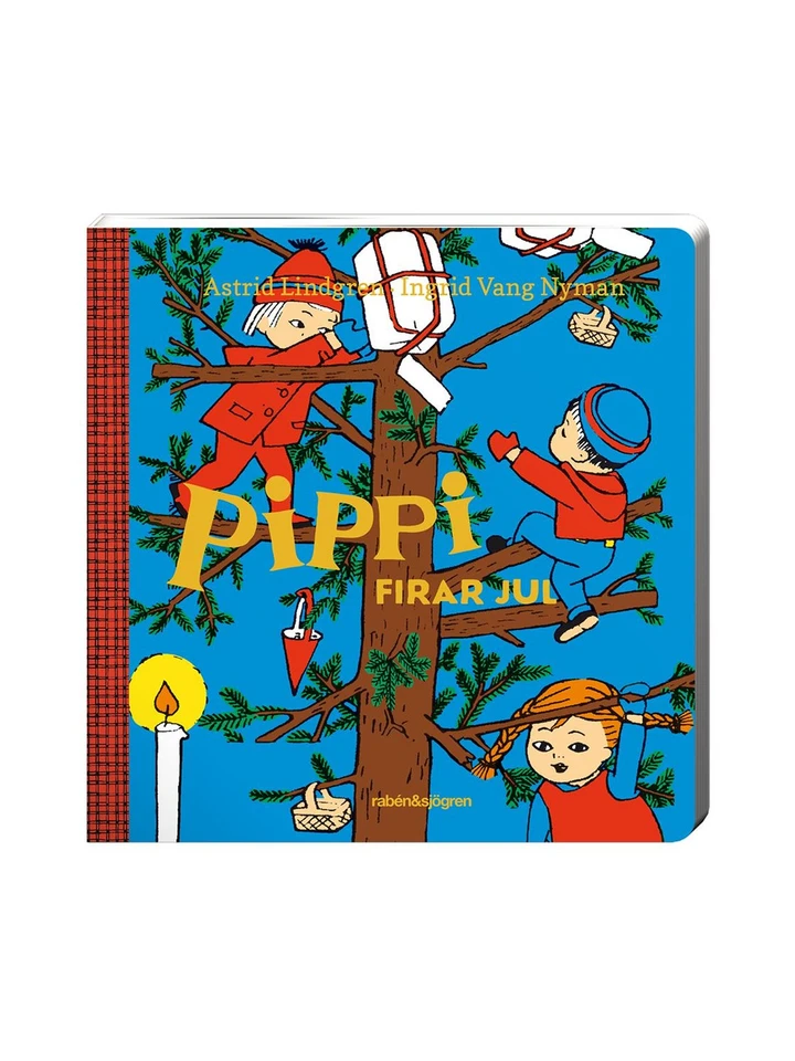 Pekbok Pippi Långstrump firar jul