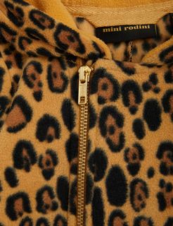 Leopard Fleece Onesie