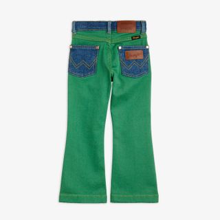 M.Rodini x Wrangler Flared Jeans Green
