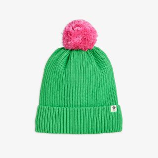Knit Beanie with Pompom
