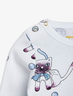 Siamese Cat Long Sleeve Bodysuit