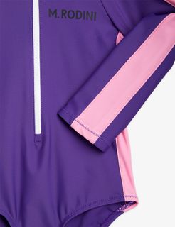 Stripe UV Swimsuit