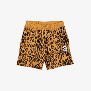 Basic leopard sweatshorts