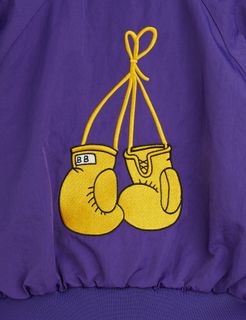 Besesaka Satin Baseball Jacket