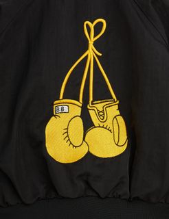 Besesaka Satin Baseball Jacket