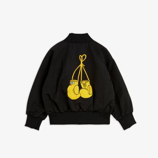 Besesaka Satin Baseball Jacket