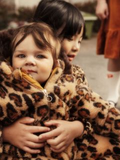 Leopard Faux Fur Baby Overall