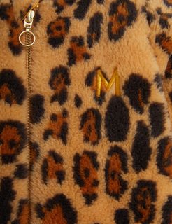 Leopard Faux Fur Baby Overall