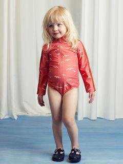 Seagull Long Sleeve Swimsuit