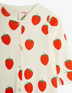 Strawberries jumpsuit baby