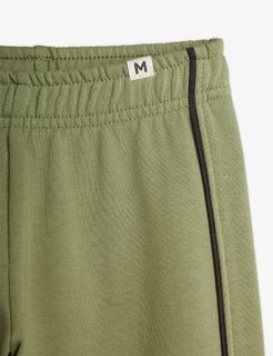 Plain piping sweatpants