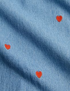 Mini hearts woven trousers