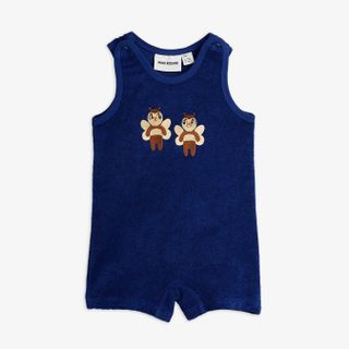 Bees terry summersuit baby