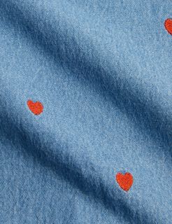 Mini hearts woven dress