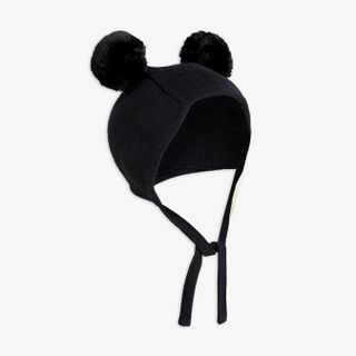 Fine knit baby hat