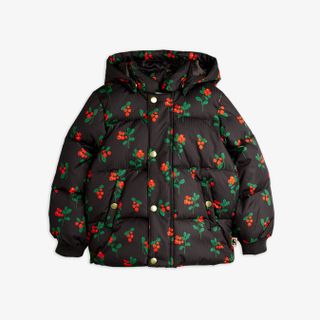 Lingonberries hooded puffer