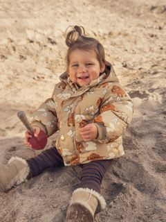 Mammoths hooded puffer jacket