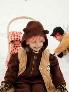 Bear pile trousers