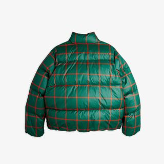 Plaid puffer jacket adult