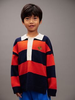 Knitted rugby sweater