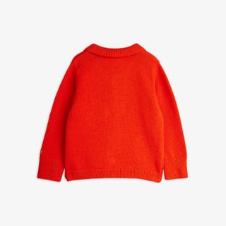 Knitted tie sweater