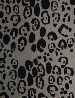 Leopard brushed long sleeve top