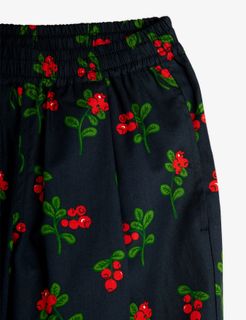 Lingonberries woven trousers