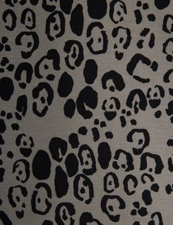 Leopard brushed jersey leggings