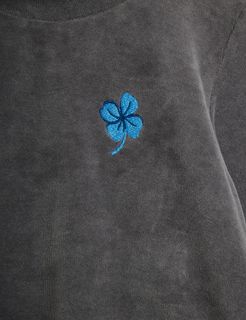 Clover velour dress