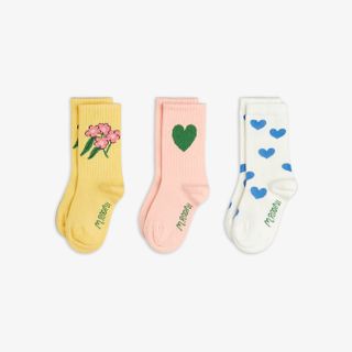 Alpine flowers 3-pack socks
