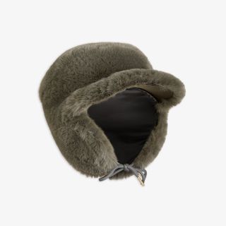 Faux fur cap