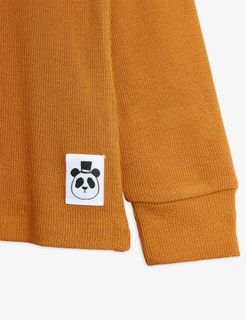 Modal rib long sleeve T-shirt